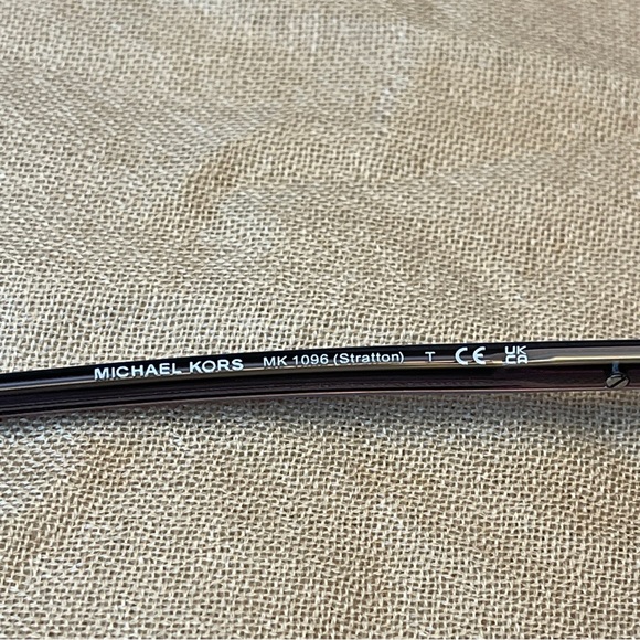 MICHAEL KORS Stratton Aviator Sunglasses Silver Metal Mirror MK1096 - Picture 6 of 7